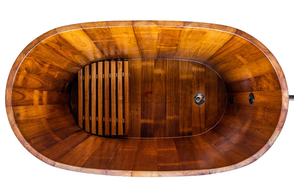 Sports Recovery Portable Wood Cold Therapy Ice Bath Tub