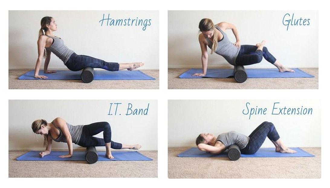 Yoga Massage Roller Fitness Foam Roller EPP High Density Body Massager - IBodishop