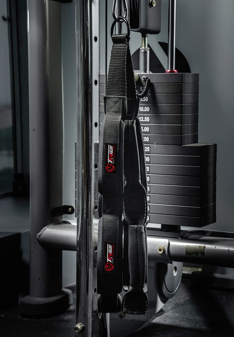 Tricep Pull Down Rope Long Tricep Rope Cable Attachment Gym Rope Push Downs Crunches Facepulls Cable Rope 2 Neoprene Handles