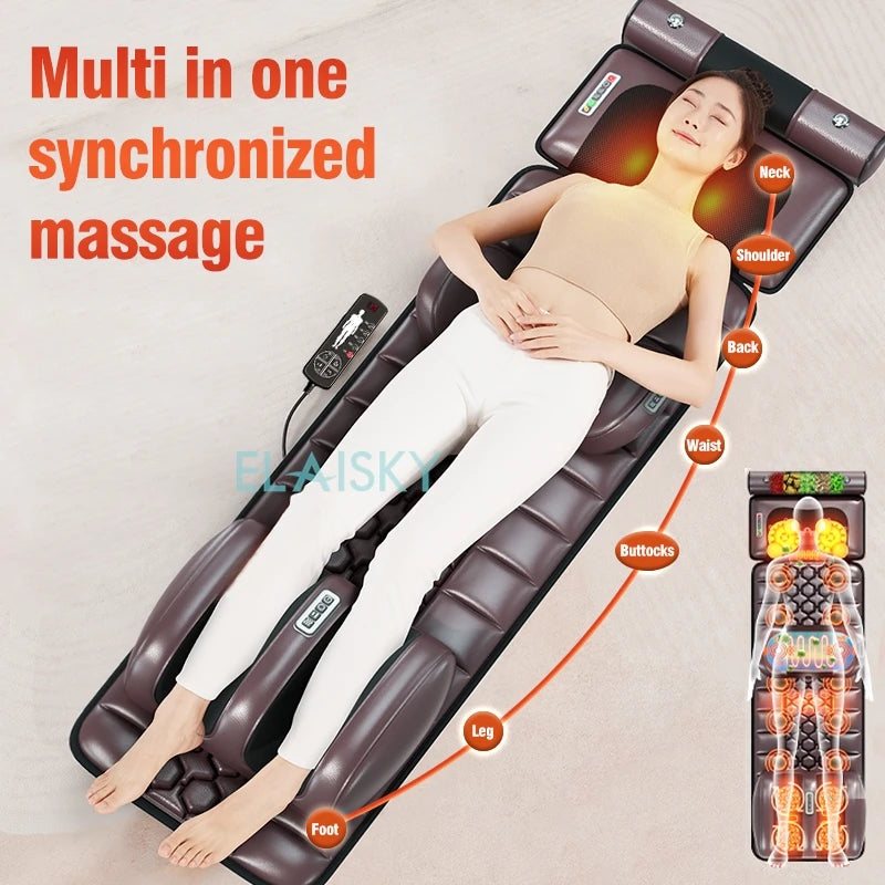 Turn any floor or bed into a personal recovery station with the 96-Head Hot Compress Relaxation Cushion Mat — designed to stimulate circulation, release fascia tension, and promote deep relaxation from head to toe