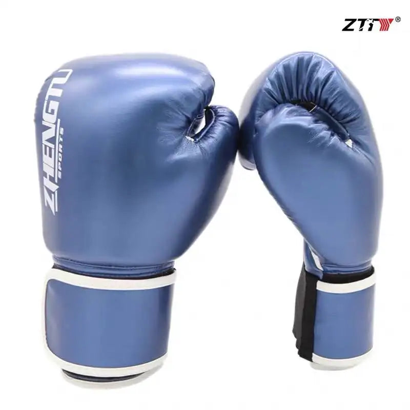 Muay Thai Blue boxing gloves 