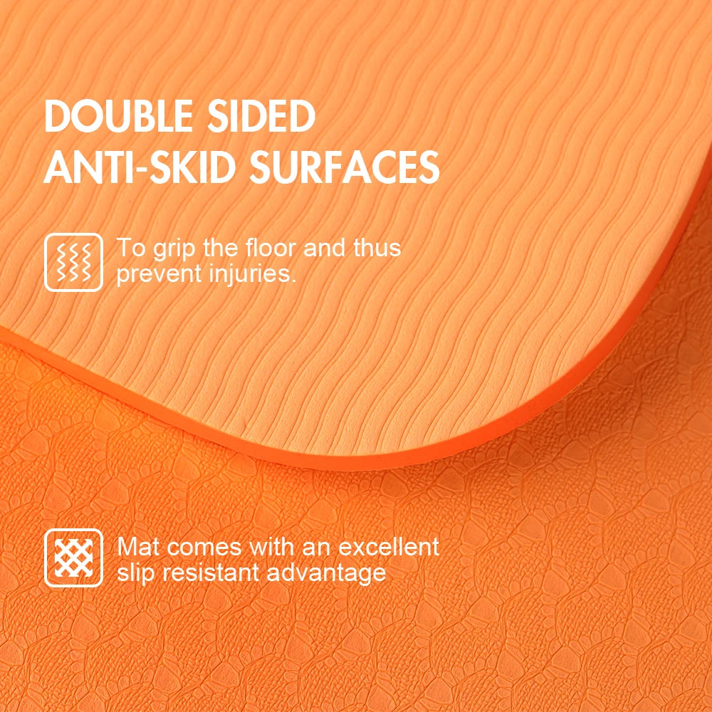 6mm thickness offer comfortable supine/prone support