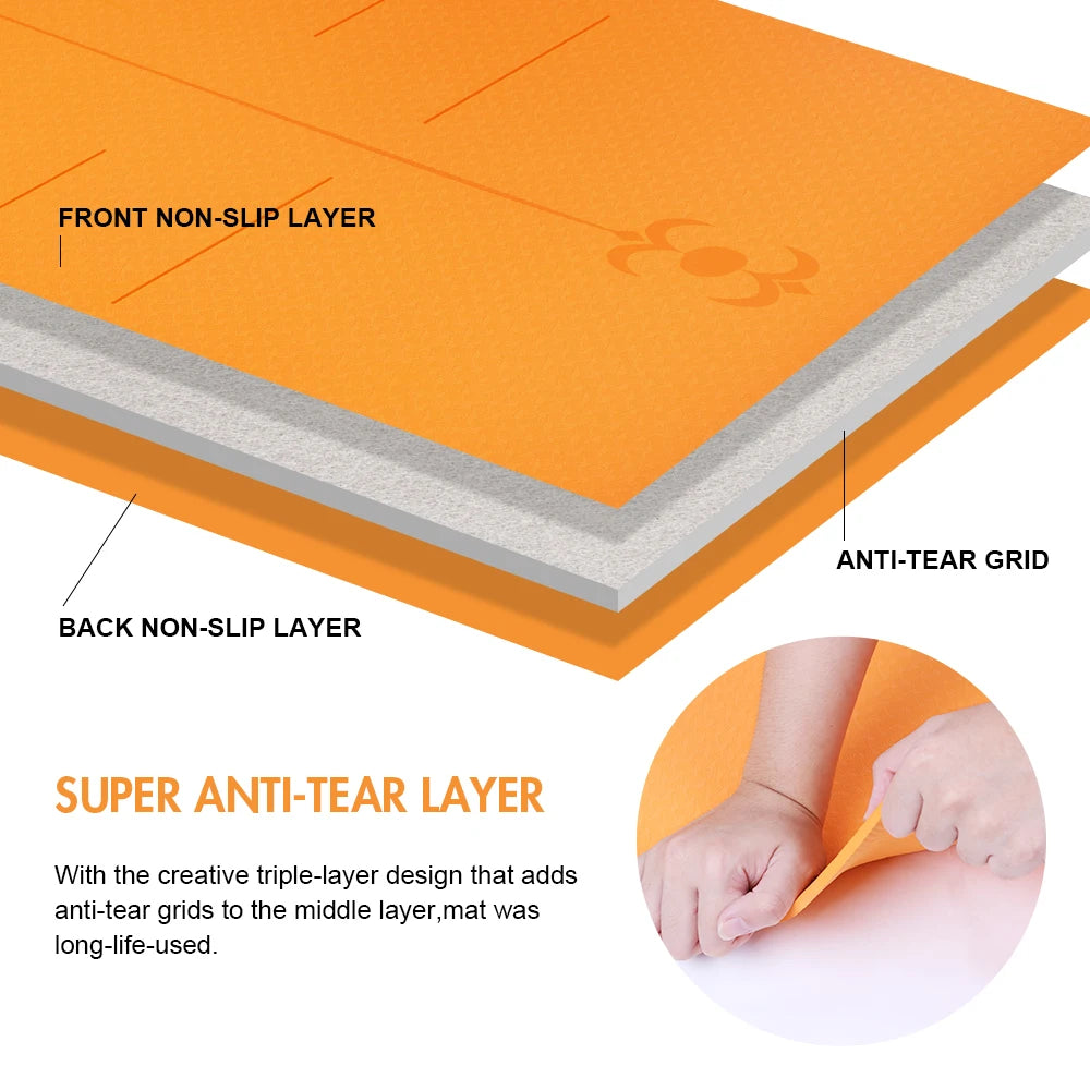 2 Anti Tear non slip layers 