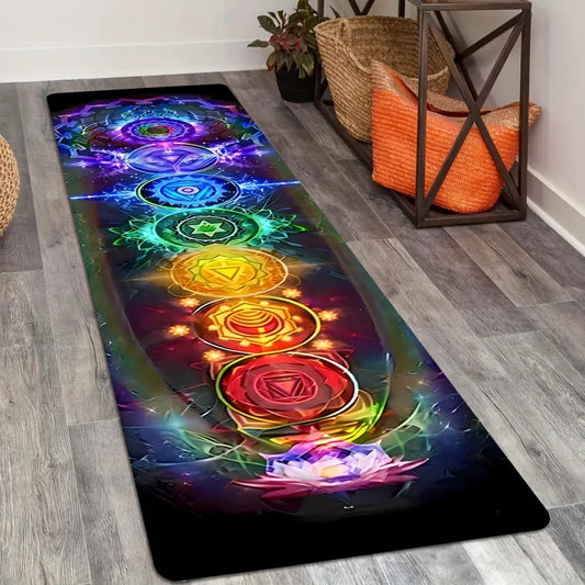 Colorful chakra yoga  Mat