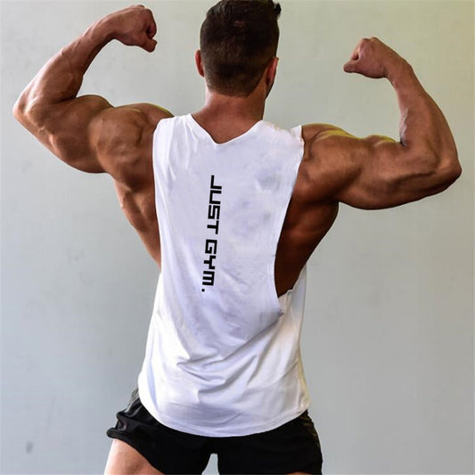 Gym Clothing Fitness Mens Sides Cut Off T-shirts - IBodishop 